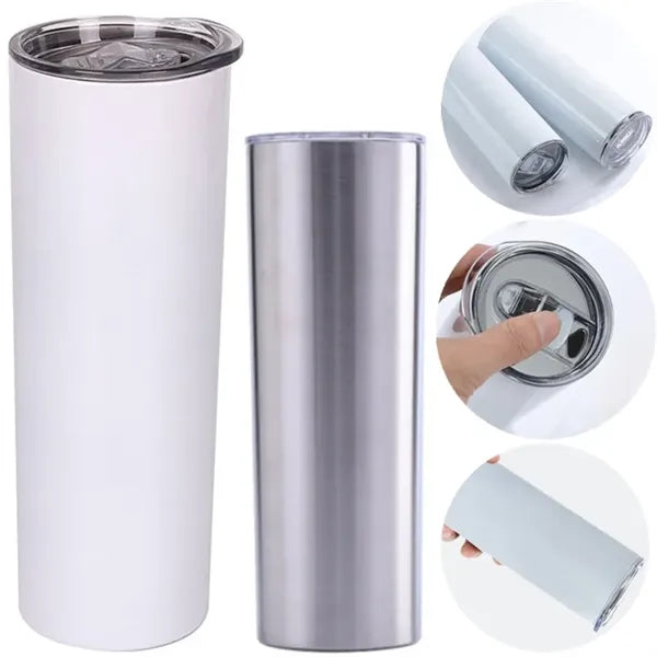 20OZ Double Wall Insulated Straight Cups with lid