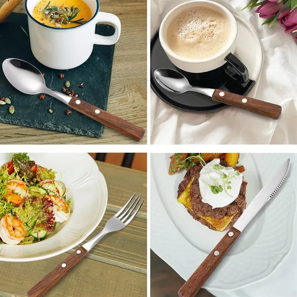 Stainless Steel Travel Utensils with Case