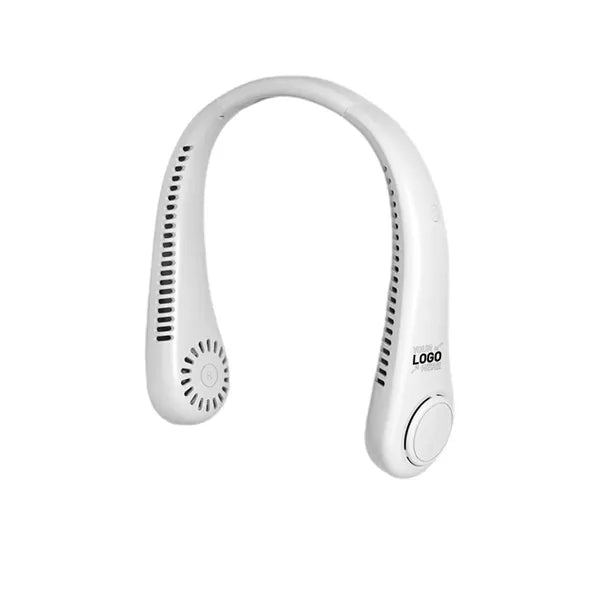 Bladeless neck hanging rechargeable small fan
