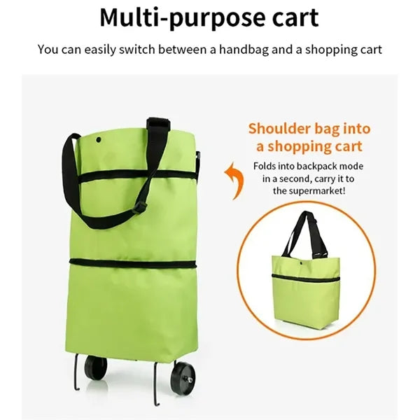 Folding Shopping Bag Grocery Cart