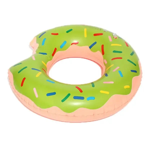 Inflatable Donuts Print Swim Ring