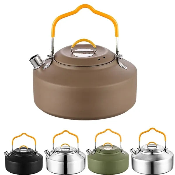 Outdoor Hiking Cooking Pot Campfire Teapot Camping Kettle
