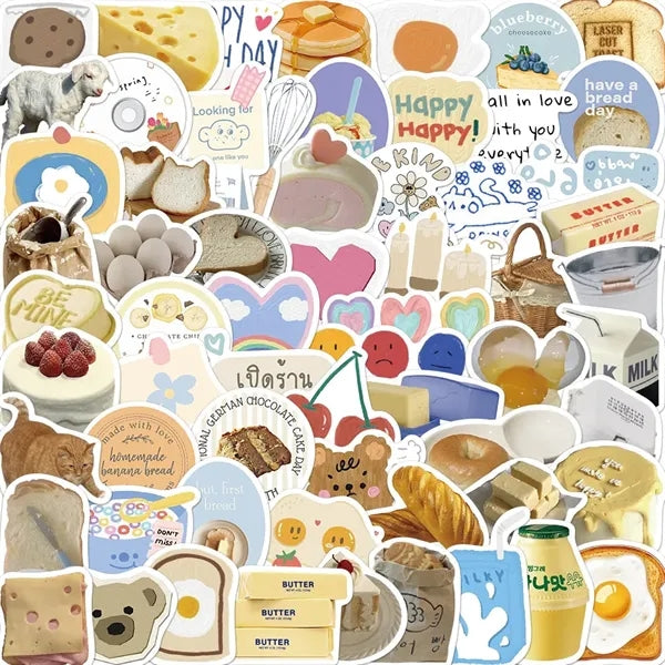 50Pcs Beautiful Cute Laptop Sticker