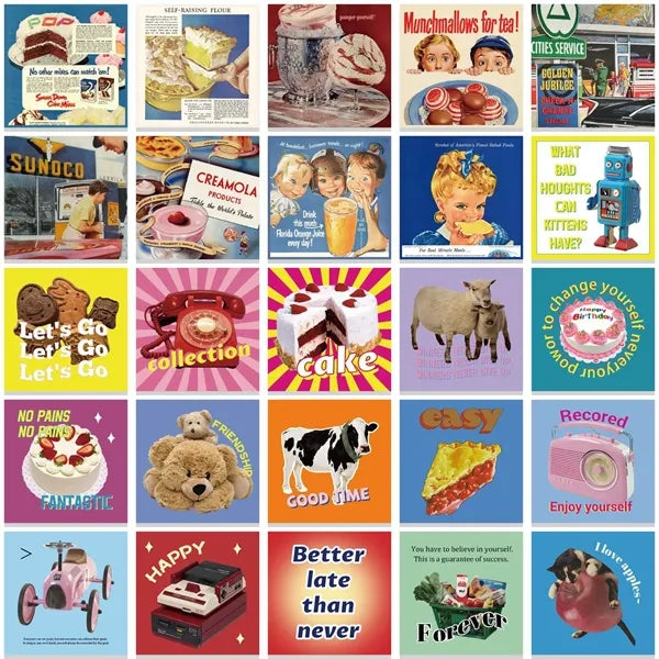 50Pcs Beautiful Cute Laptop Sticker