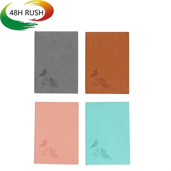 A5 Colorful Notepad w/ Embossed Butterfly Pattern