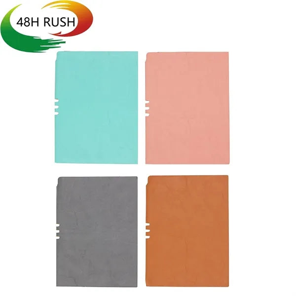 A5 Colorful Notepad w/ Embossed Butterfly Pattern