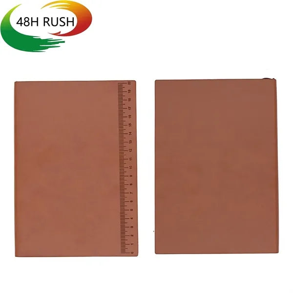 A5 PU Notepad w/ Ruler Pattern