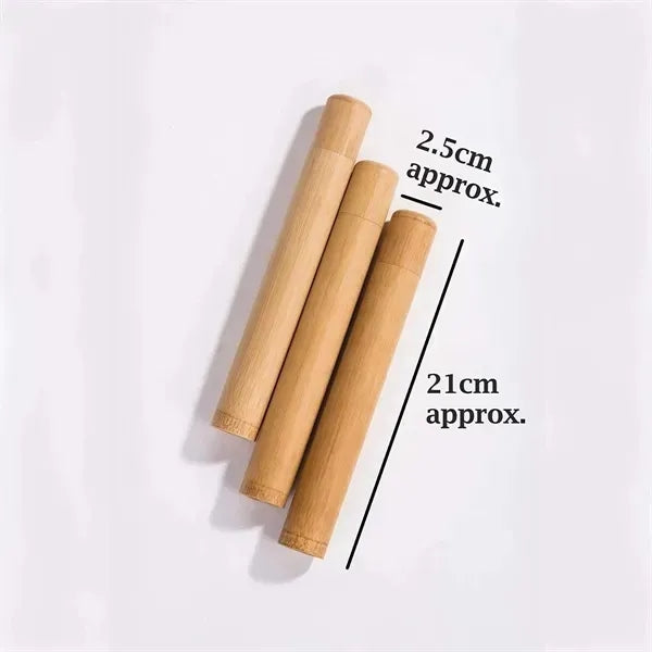 Eco-Friendly Bamboo Storage Case with Lid - Durable & Stylis