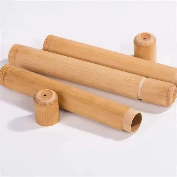 Eco-Friendly Bamboo Storage Case with Lid - Durable & Stylis