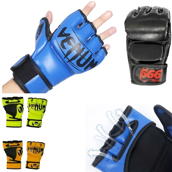 Pu Mma Half-Fingers Gloves