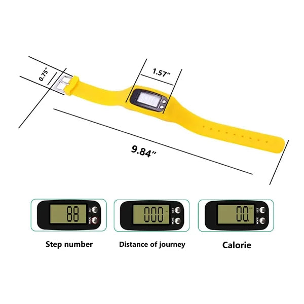 Step Counter Watches Electronic Pedometer Bracelet Wristband