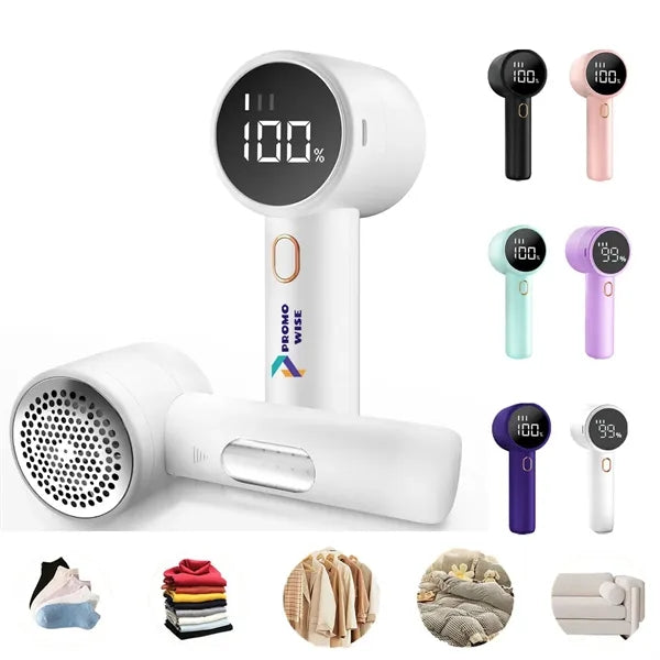 Rechargeable Fabric Shaver 6-blade 3-speed with LED Display