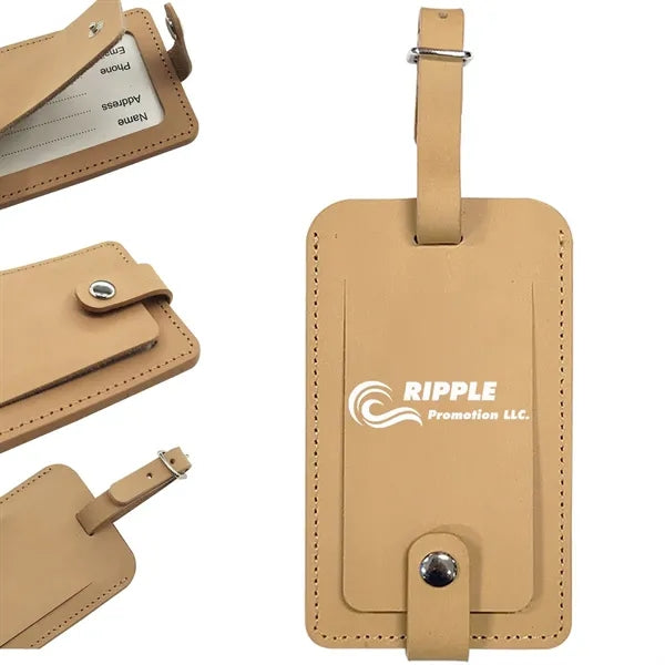 Suitcases Baggage Bag ID Leather Luggage Tags Labels