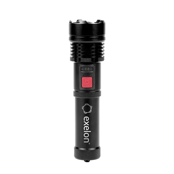 800LM Metal Flashlight with 1500mAh Rechargeable Battery