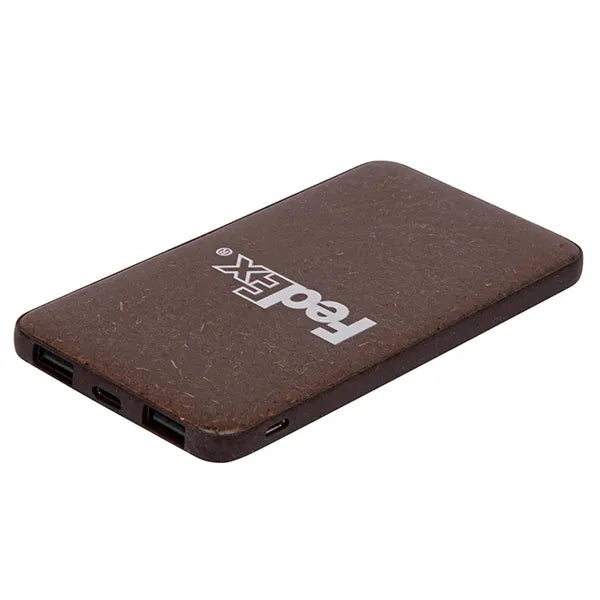 Sustainable Coconut 5,000mAh Power Bank