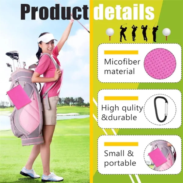 Tri-Fold 16 X 23 In Microfiber Fabric Golf Towels