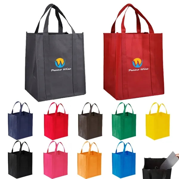 Thick 120 Gsm Non-woven Grocery Bags Large Totes with Handle