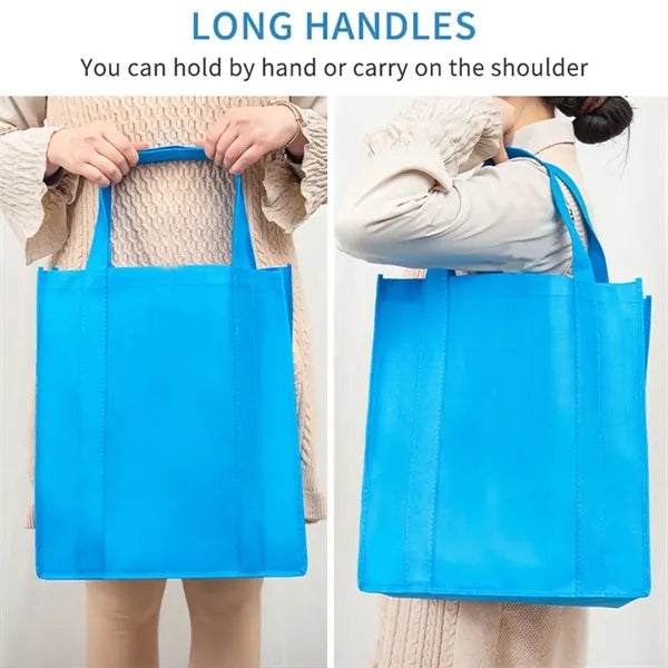 Thick 120 Gsm Non-woven Grocery Bags Large Totes with Handle