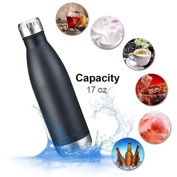 17oz Vacuum Insulated Stainless Steel Water Bottle