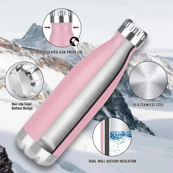 17oz Vacuum Insulated Stainless Steel Water Bottle