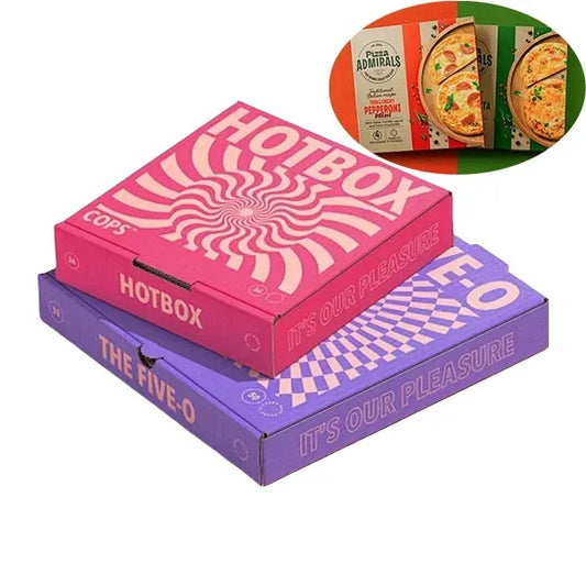 10" Full Color Pizza Box