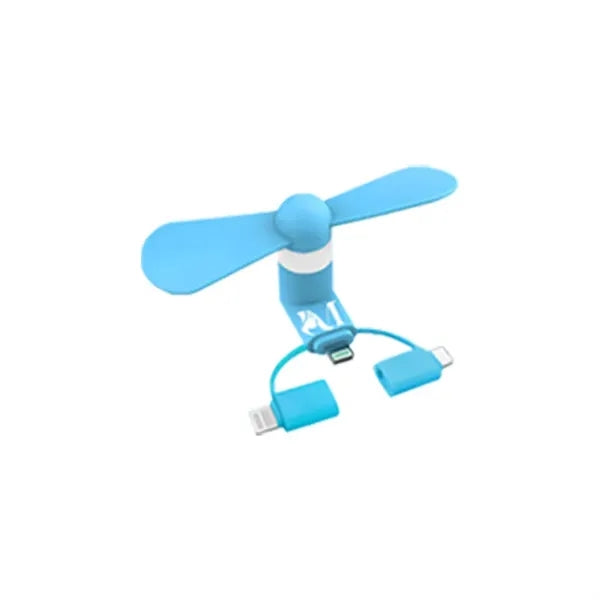 Portable SummerMini Cell Phone Fan 3-in-1