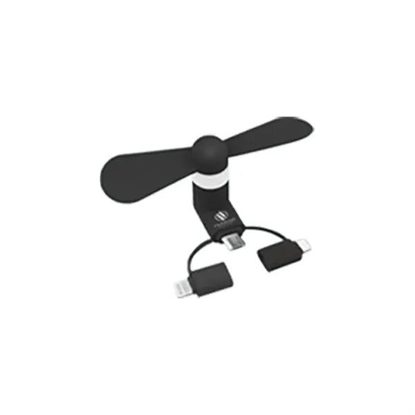 Portable SummerMini Cell Phone Fan 3-in-1