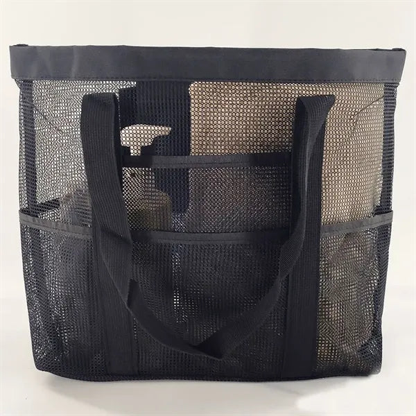 Multi-pocket Mesh Beach Bag