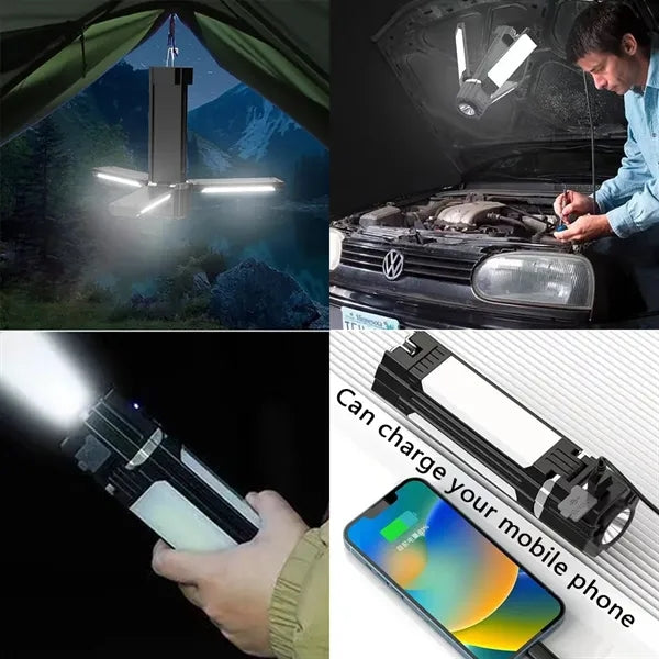 3000Amh Multifunctional Flashlight LED Camping Lantern