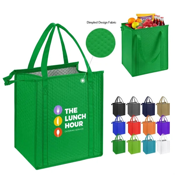 Thermal Non-Woven Insulated Cooler Tote Bag(Ocean)