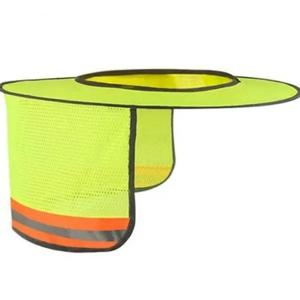 Hard Hat Sunshield Neck Sunshade Cover with Reflective Strip