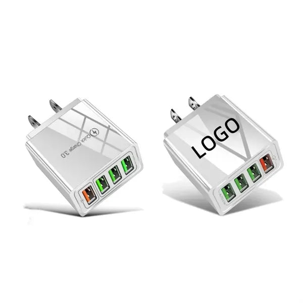Upgrade 4-Port USB Quick Charger 18W