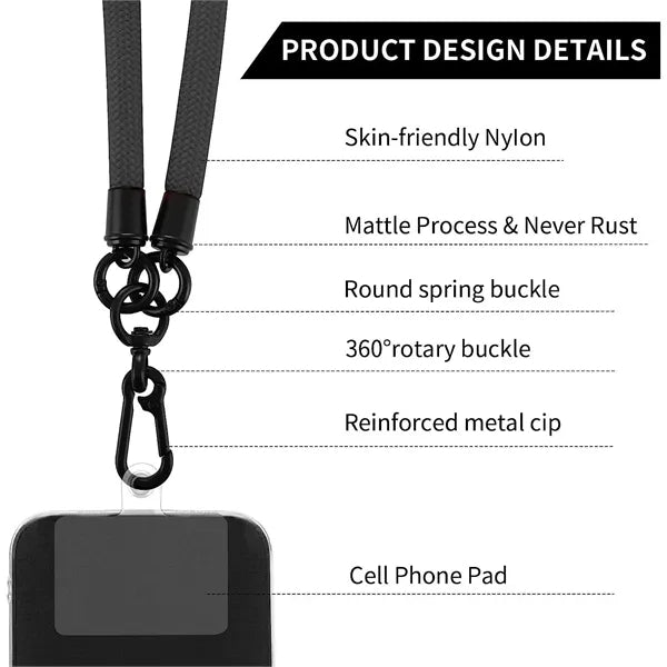 Cell Phone Camera Backpack Crossbody Lanyard