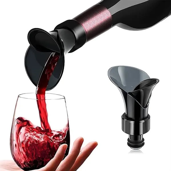 2 in 1 Flower Shape Wine Closure Stopper and Pourer