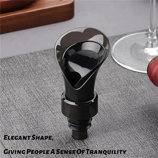 2 in 1 Flower Shape Wine Closure Stopper and Pourer