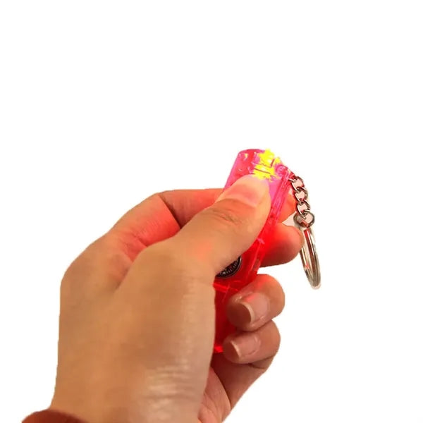 3 in 1, Whistle / Compass / Flash Light Key Chain