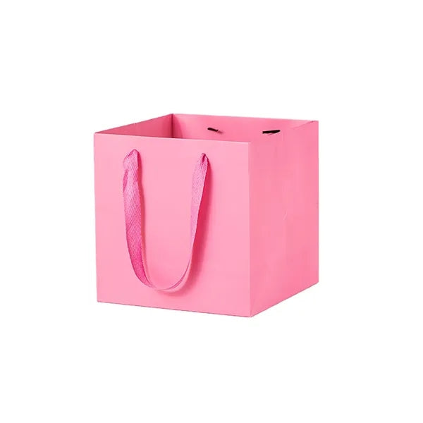 Square Kraft Paper Euro Tote Shopping Bag