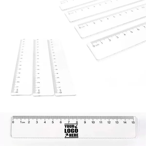5.9" Plastic Ruler Straight Ruler