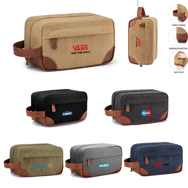 Large Capacity Canvas Toiletry Bag