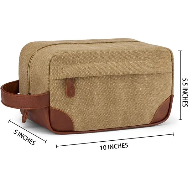 Large Capacity Canvas Toiletry Bag