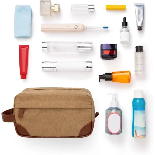 Large Capacity Canvas Toiletry Bag