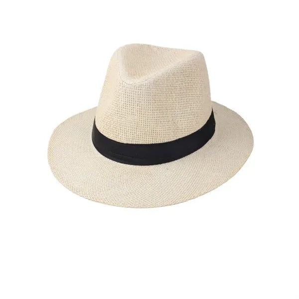 Country Western Wide Brim Flat Fedora Hat