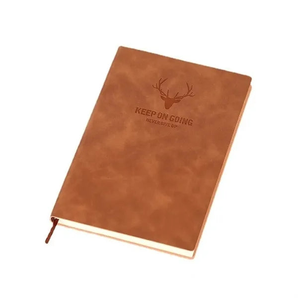 A5 Lined Hardcover Leather Journal Notebook 200 Pages
