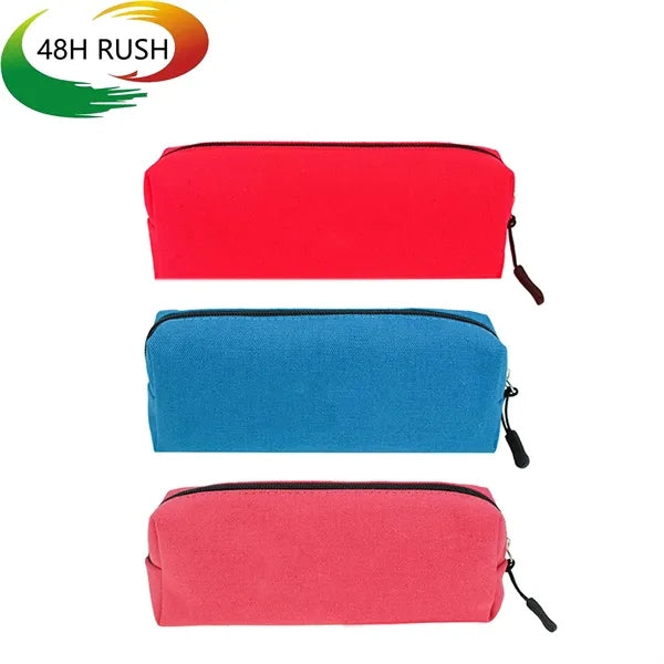 Large Capacity Canvas Pencil Case