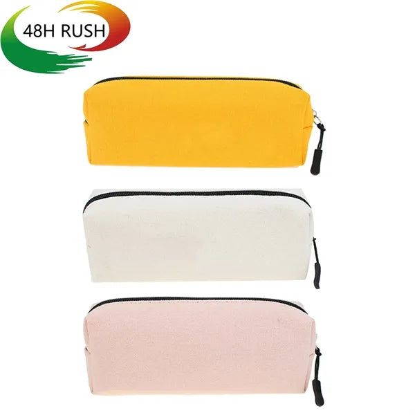 Large Capacity Canvas Pencil Case