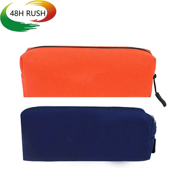 Large Capacity Canvas Pencil Case
