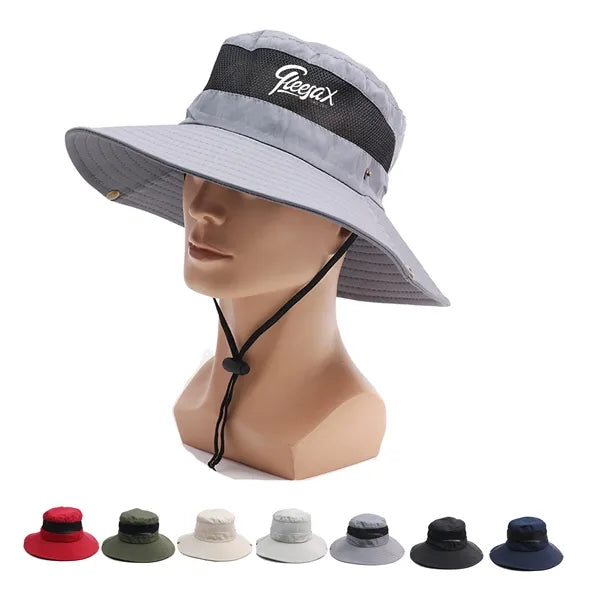 UV Protection Sun Bucket Hat with Neck Flap