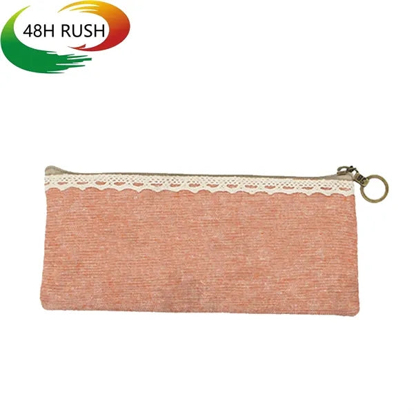 Simple Multi-function Pencel Boxer Case w/ Lace