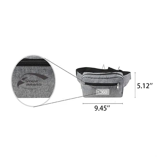 Sports Fanny Pack Messenger Crossbody Belt Travel Bags