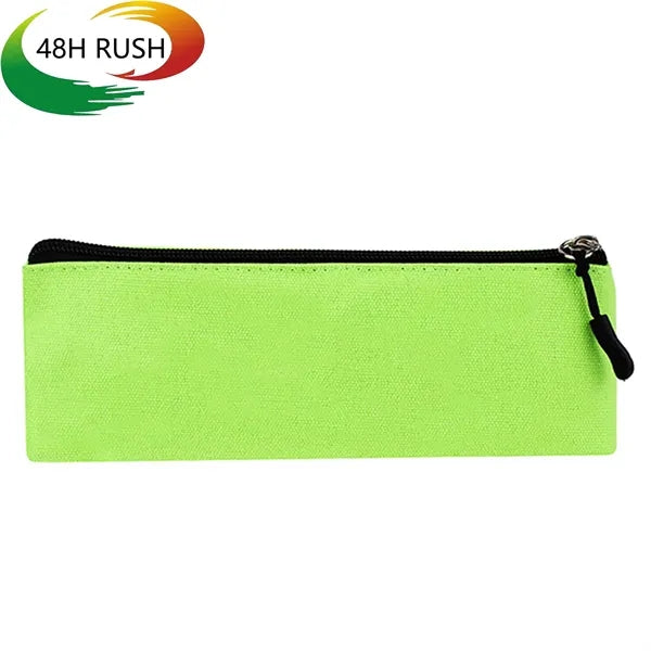 Triangular Canvas Pencil Case